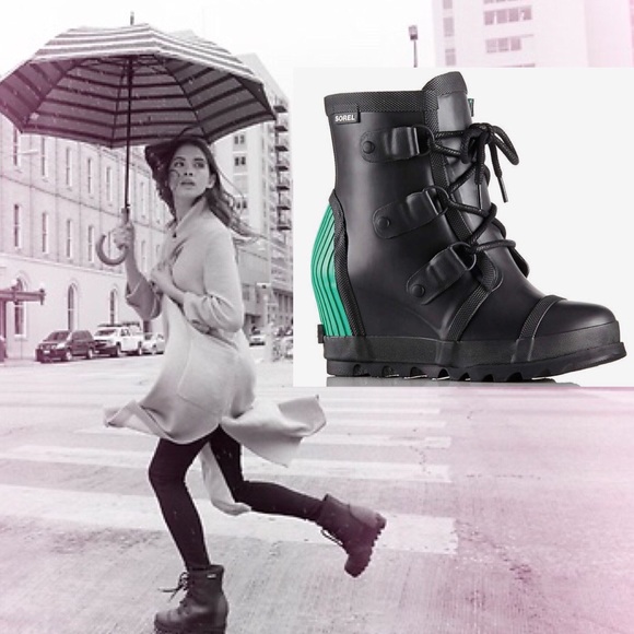 sorel rain wedge